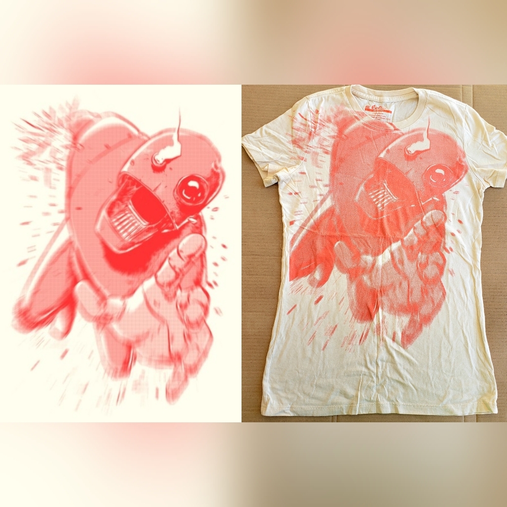 Falling Robot (Designed by Rafael Pereira) T-shirt